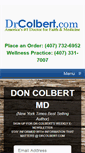 Mobile Screenshot of drcolbert.com